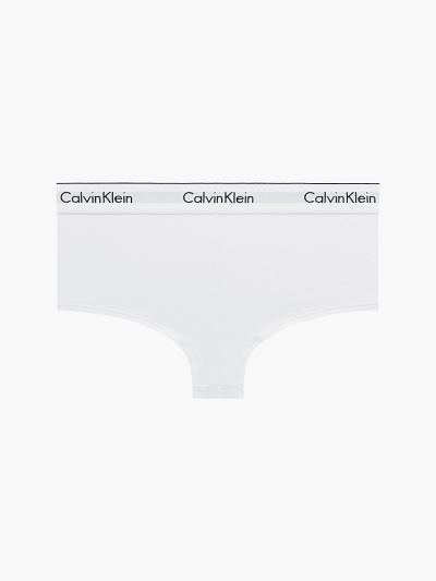 Calvin Klein Underwear HU437074 | Calvin Klein Modern Cotton High Waisted Női Csípő Bugyi Fehér